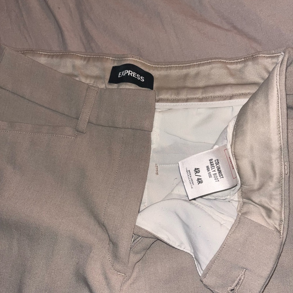 Express Tan Dress Pants